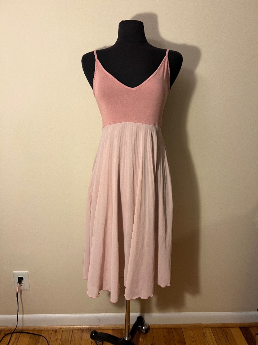 Dusty Rose Midi Dress